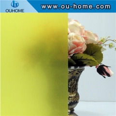 BT906 Decorative Building Pure Yellow Glass Film