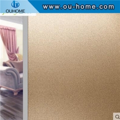 H058D Blush Gold Frosted Glass Sticker Film