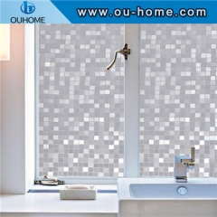 H087 No Glue 3D Static Decorative Privacy Glass film