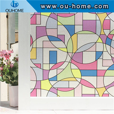 H2229 Popular design custom static cling window film