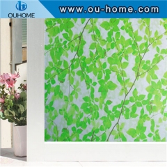 H2227 Leaf decor anti glare window film static cling