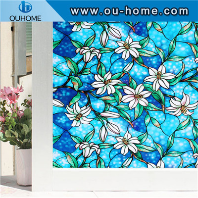 H2215 Color stained window static film