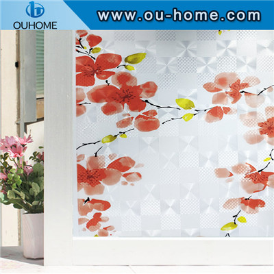 H12439 Printed decorative Privacy static window film