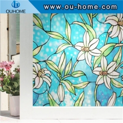 H838 Waterproof Privacy Frosted Static Glass Window Film