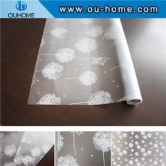 H834 3D Stained Privacy Static Home decorative film