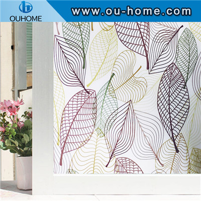 H8281 3D Stained Glass Decorative Window Film