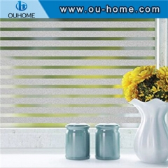 H076 Decorative Office door and window stripes static film