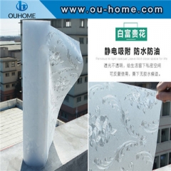 H5206 3D Embossed decorative static film