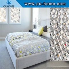 H11206 Diamond decoration static cling glass film