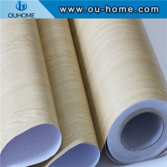 PVC wood grain removable decorative sticker