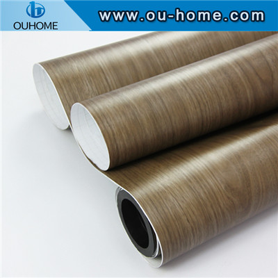 PVC Custom Wood Grain Decorative Film For