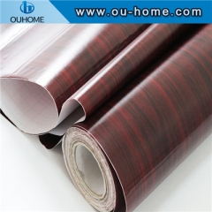 Decorative pattern wood grain self-adhesive PVC furniture film