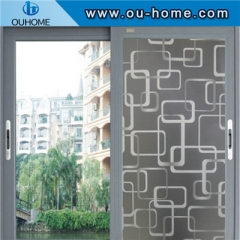 BT807 Glass self adhesive decorative privacy window film