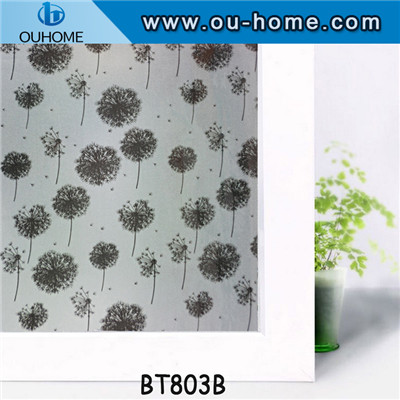 BT803B Household glass dyed frosted film