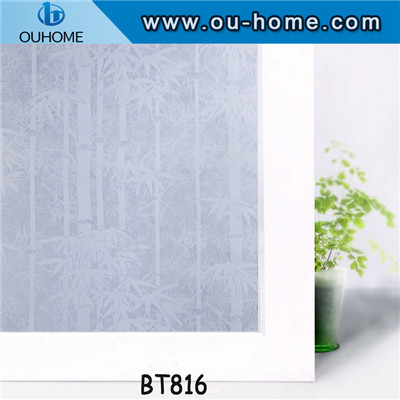 BT816 Ramboo decoration frosted privacy glass film