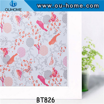 BT826 Home decorated Self-adhesive window tinting film