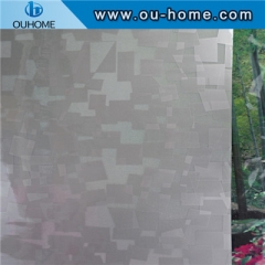 BT833 Irregular square frosted glass film