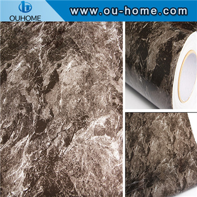 Hot sale marble oil-proof design foil sticker