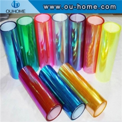 Ouhome colored decorative headlight rainbow glass film