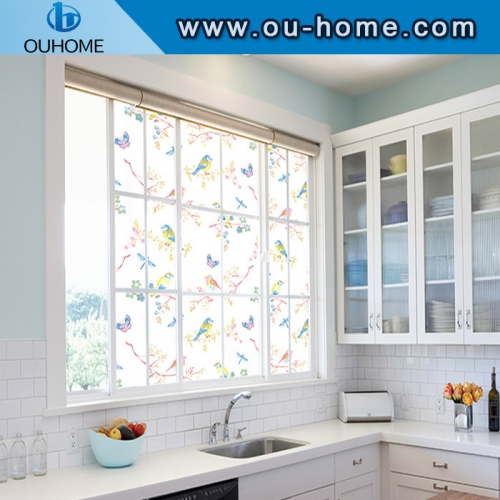 H2270 Printed Static Stained Decorative Window Film