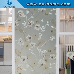 H8272 3D Glass Stained Privacy decorative film