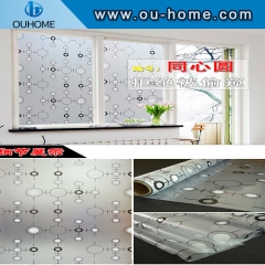 BT806 Popular PVC frosted decortaion stained glass window film