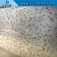 BT860 Emovable PVC self-adhesive window film covering for privacy home decoration