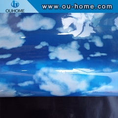 BT872 Self adhesive stained glass window PVC window film