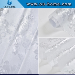 H5806 3D embossed privacy static cling window film