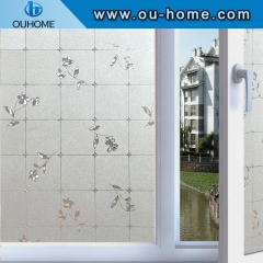 H6906 Removable embossed static glass film