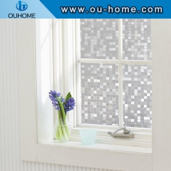 H10506 3D embossing home static window film