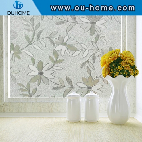 H615 Embossed Decorative static window film