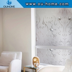 H9706 Easy to disassemble decorative partition static glass window film