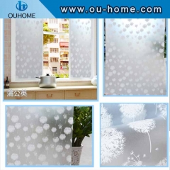 H834 3D Stained Privacy Static Home decorative film