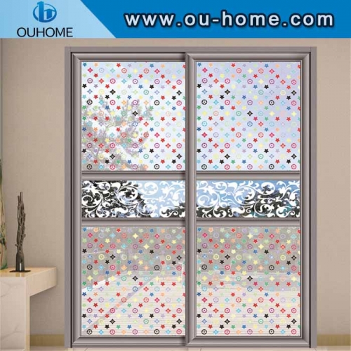 H831 Static colorful glass decorative film