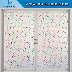 H831 Static colorful glass decorative film