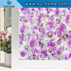 H22047 Translucence removable films decorative embossed pvc static window film