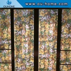 H837 Static Cling Stained Glass Window Film window decoration