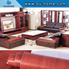 Wooden furniture decorative wood grain PVC sticker