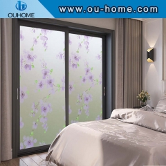 BT809 Popular flower design window film for glass door