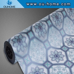 BT825 New design stained pvc frosted window film