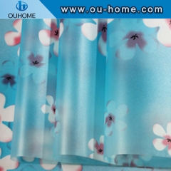 BT845 PVC self adhesive stained frosted vinyl privacy decorative glass window film