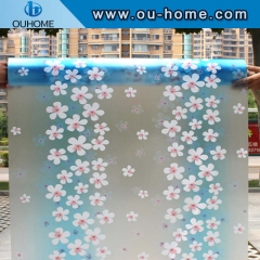 BT845 PVC self adhesive stained frosted vinyl privacy decorative glass window film