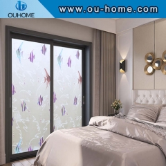 BT851 PVC frosted window privacy film self-adhesive decorative film for Glass