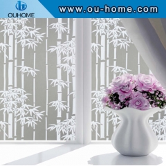 BT858 Frosted removable window glass film