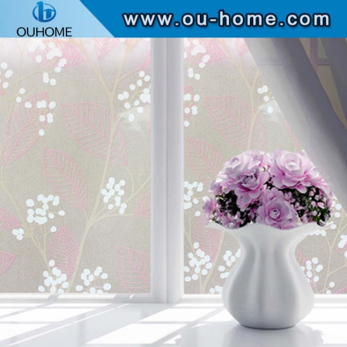 BT879 Frosted privacy self-adhesive PVC decorative film for Glass