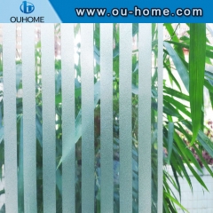 H076 Office decorative embossed static window film