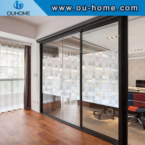 H12406 privacy protection PVC static frosting glass film