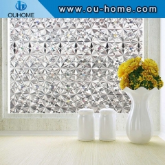 H11206 Diamond decoration static cling glass film