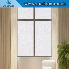 H012 PVC Waterproof Window Film No-Glue 3D Static Decorative Privacy Glass Sticker